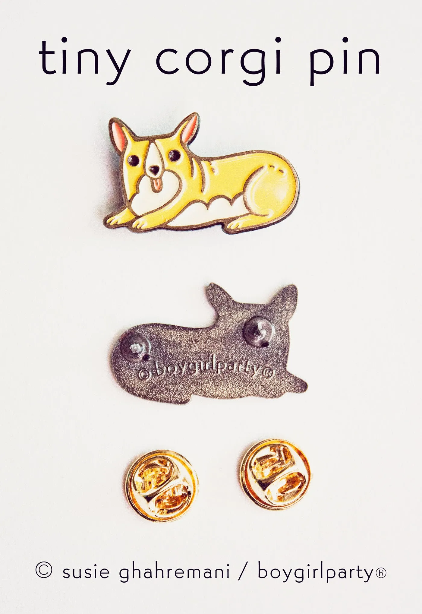 Corgi Pin Corgi Enamel Lapel Pin Dog Pin by boygirlparty