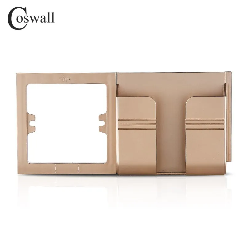 Coswall Wall Socket Phone Holder Smartphone Accessories Stand Support For Mobile Phone Apple Samsung Huawei Two Phone Holder