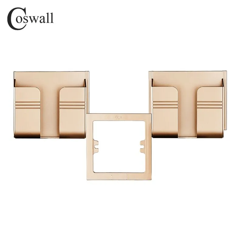 Coswall Wall Socket Phone Holder Smartphone Accessories Stand Support For Mobile Phone Apple Samsung Huawei Two Phone Holder