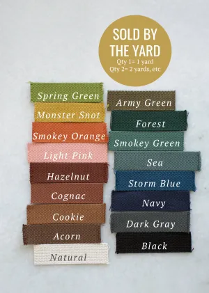 Cotton Webbing (1"-wide) Sold by the Yard