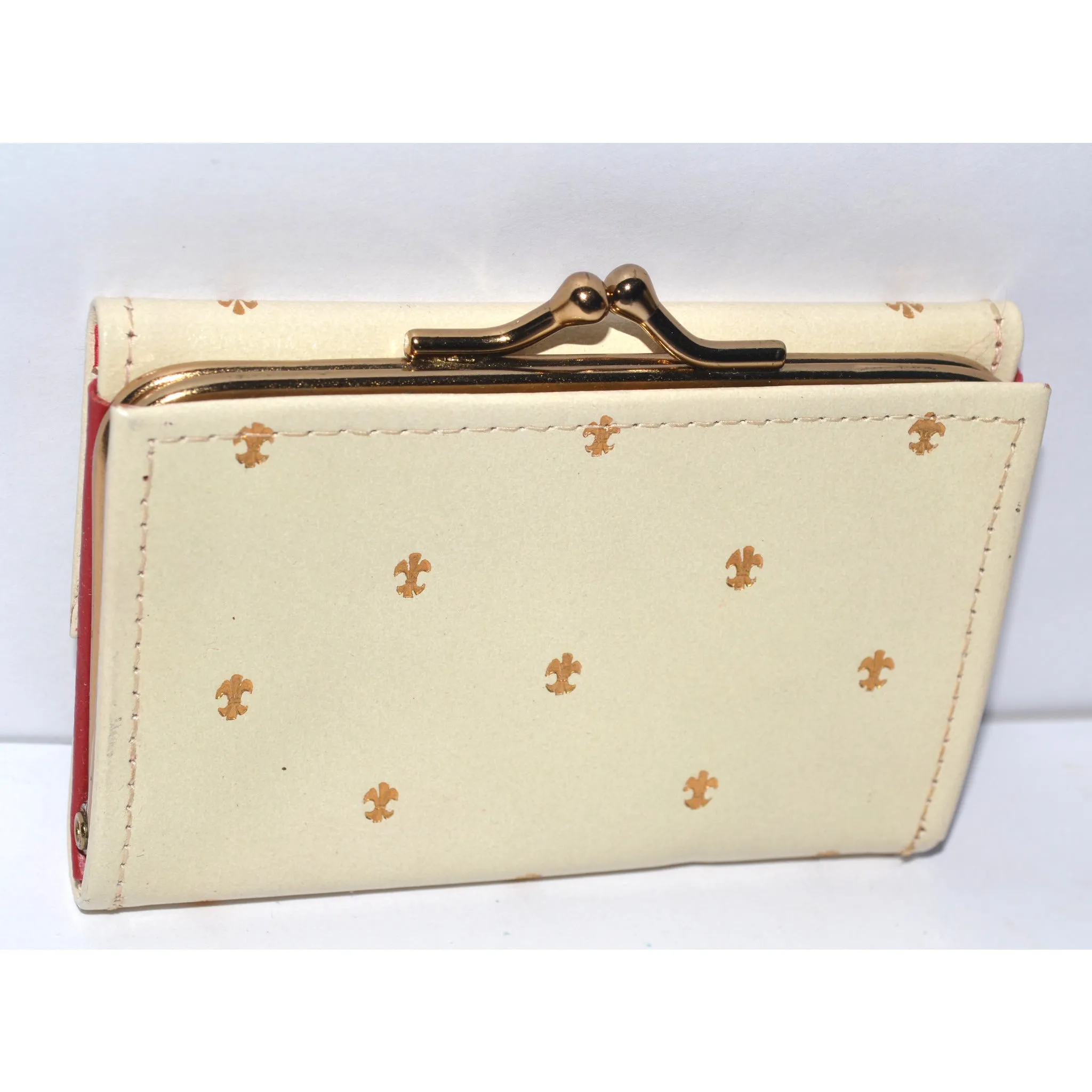 Cream Jeweled Coin Purse By St. Thomas
