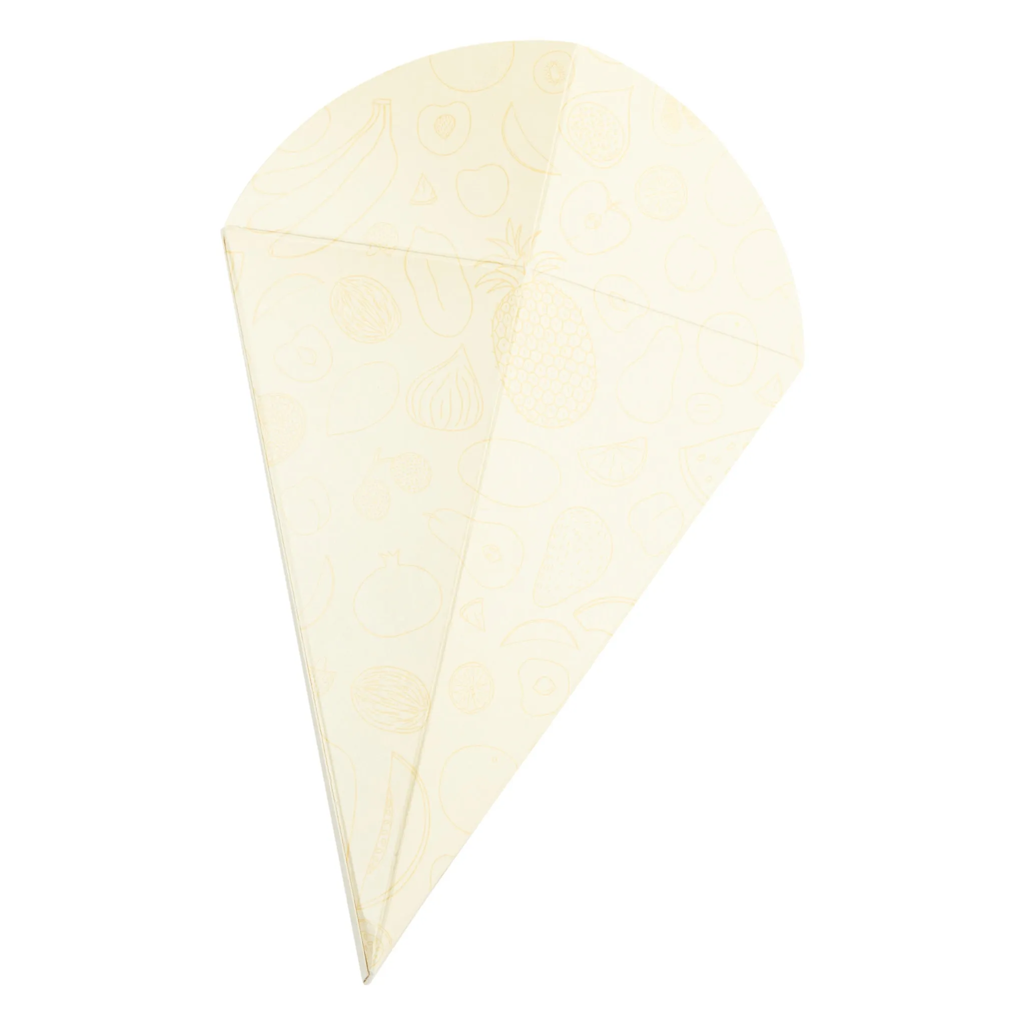 Crepe Cone Holders With Design - 500/Pack