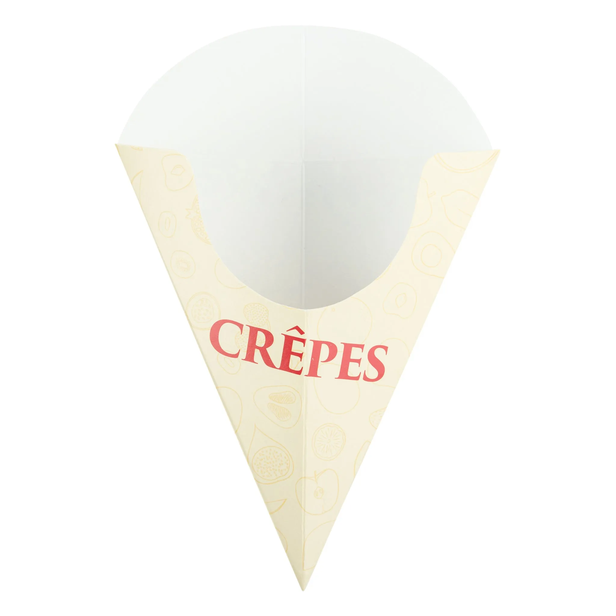 Crepe Cone Holders With Design - 500/Pack