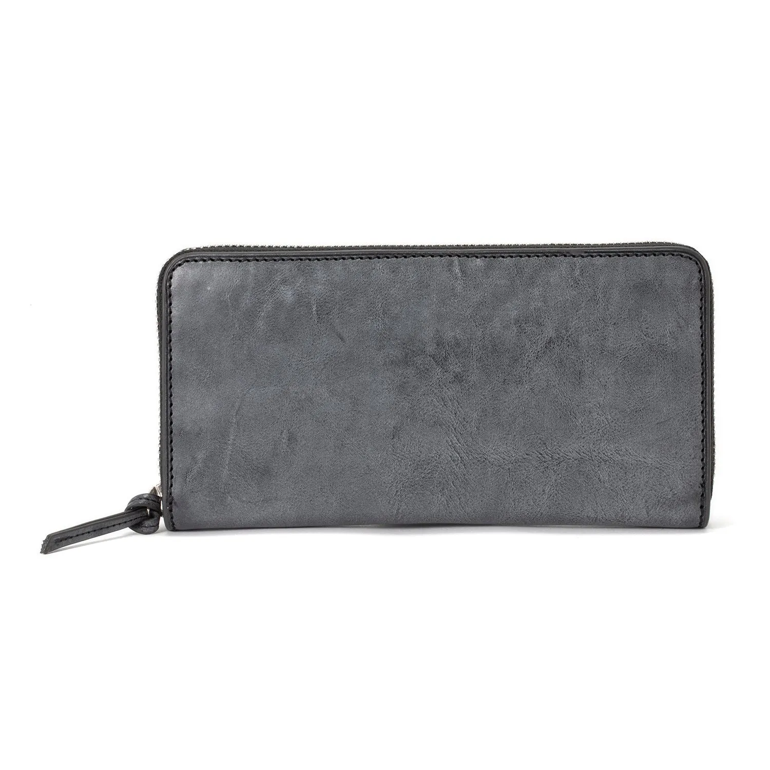 CRONY. | クルニー　Long Round Zip Wallet(white waxed)