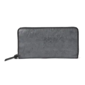 CRONY. | クルニー　Long Round Zip Wallet(white waxed)