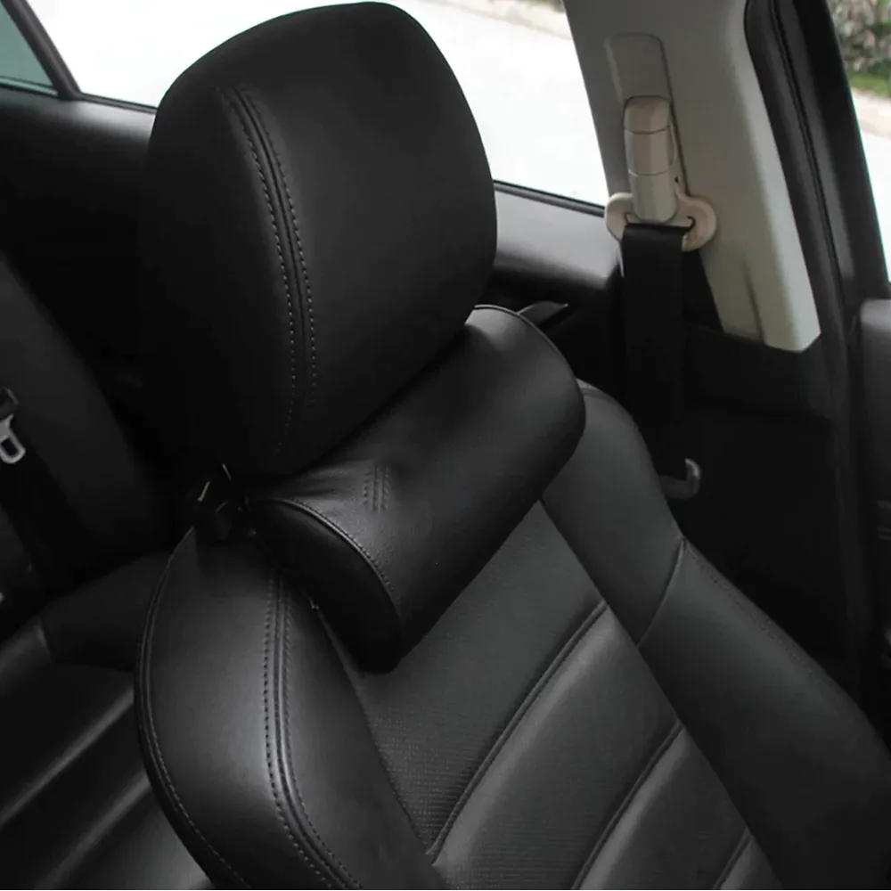 Custom Text For Neck Pillow, Compatible with All Cars, Car Seat Headrest Neck Rest Cushion for Driving Seat Auto Head Rest Neck Support MA13986