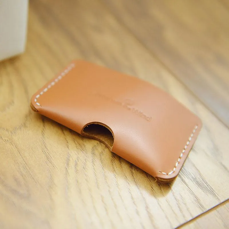 CUTE PERSONALIZED Women Card Holder Pouch HANDMADE LEATHER MONOGRAMMED GIFT CUSTOM Card Wallet Holder