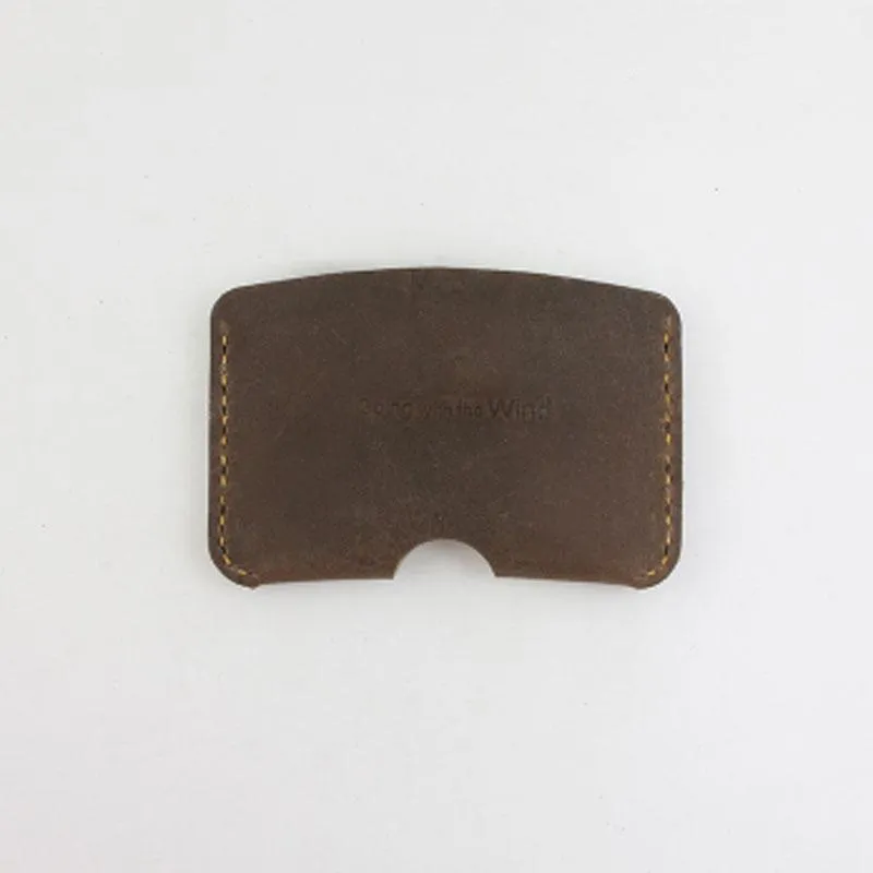 CUTE PERSONALIZED Women Card Holder Pouch HANDMADE LEATHER MONOGRAMMED GIFT CUSTOM Card Wallet Holder