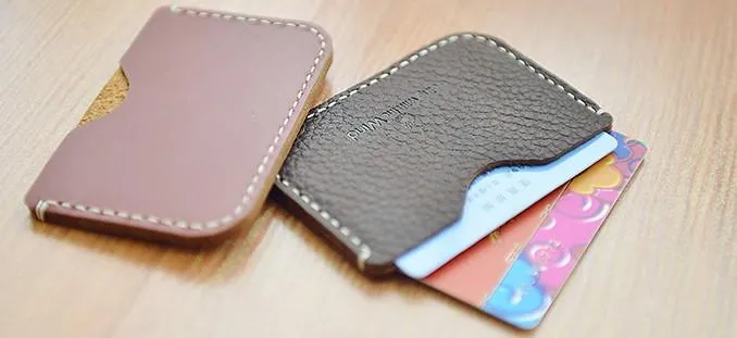 CUTE PERSONALIZED Women Card Holder Pouch HANDMADE LEATHER MONOGRAMMED GIFT CUSTOM Card Wallet Holder