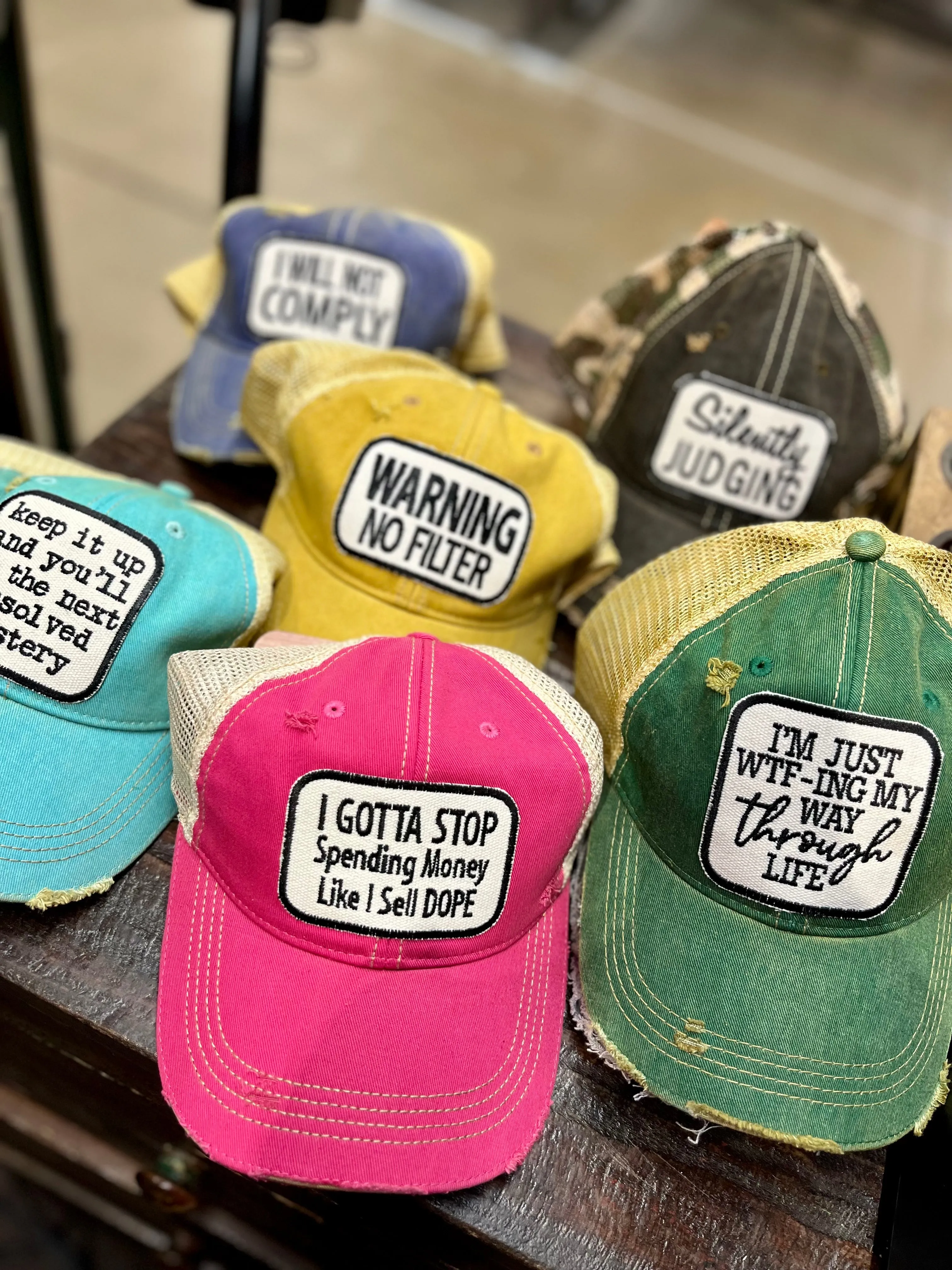 Cuttin' Up Patch Caps