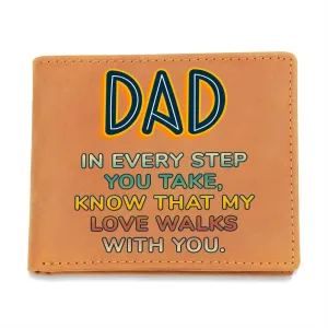 Dad In Every Step You Take Wallet