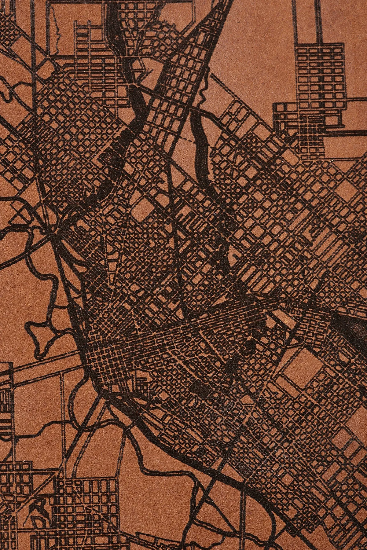 Dallas Map Passport Wallet
