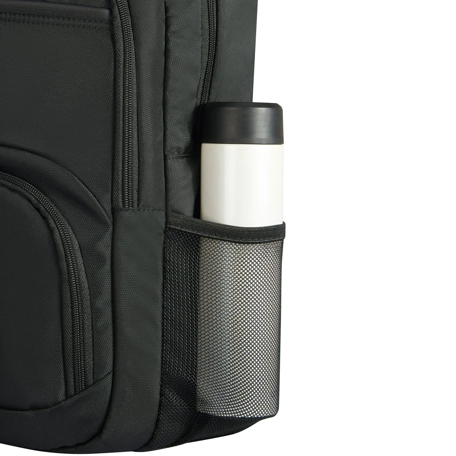 Delsey Element Aviator 15.6" Laptop Protection 2 Compartment Backpack Black