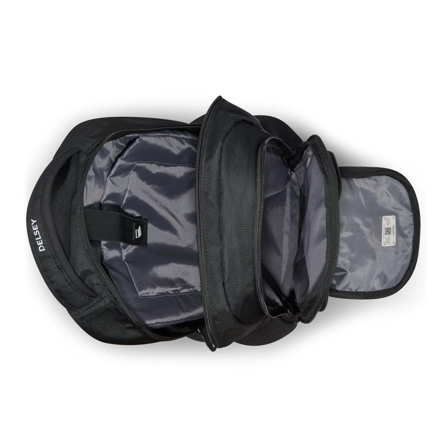 Delsey Element Navigator 15.6" Laptop Protection 2 Compartment Backpack Black