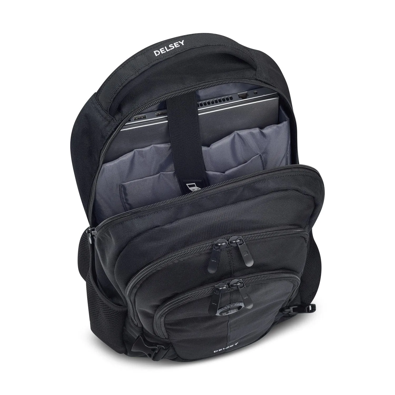 Delsey Element Navigator 15.6" Laptop Protection 2 Compartment Backpack Black
