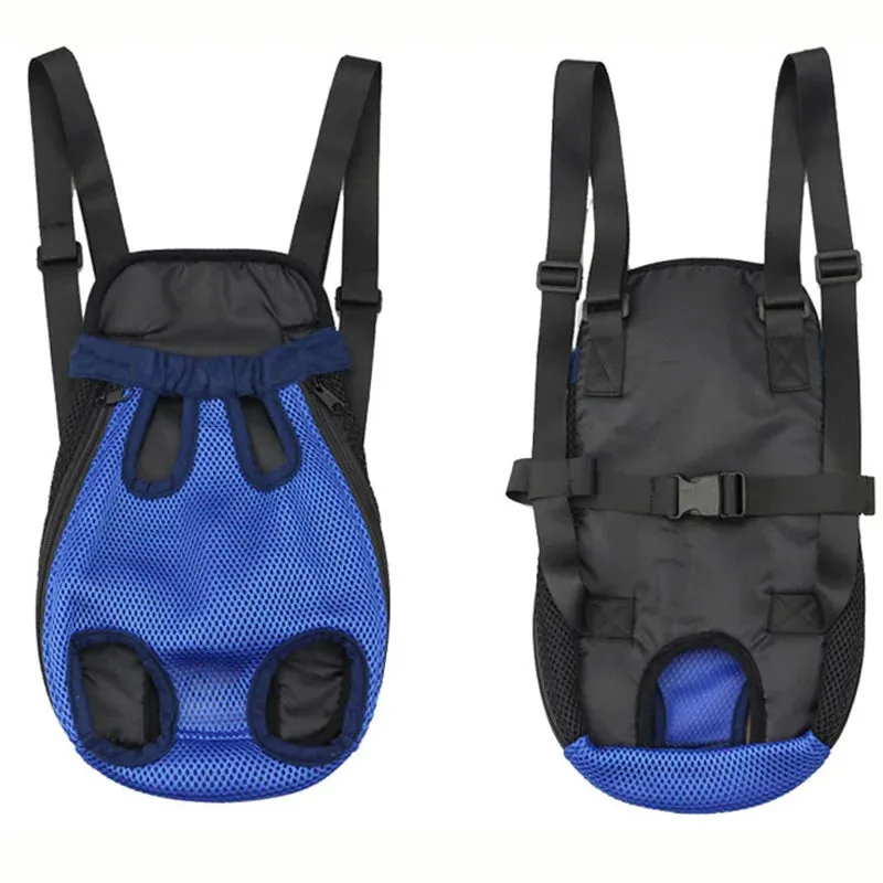 Denim Pet Dog Backpack