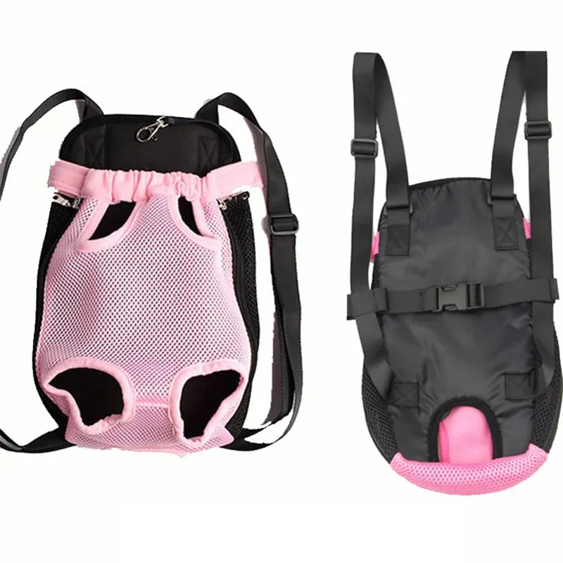 Denim Pet Dog Backpack