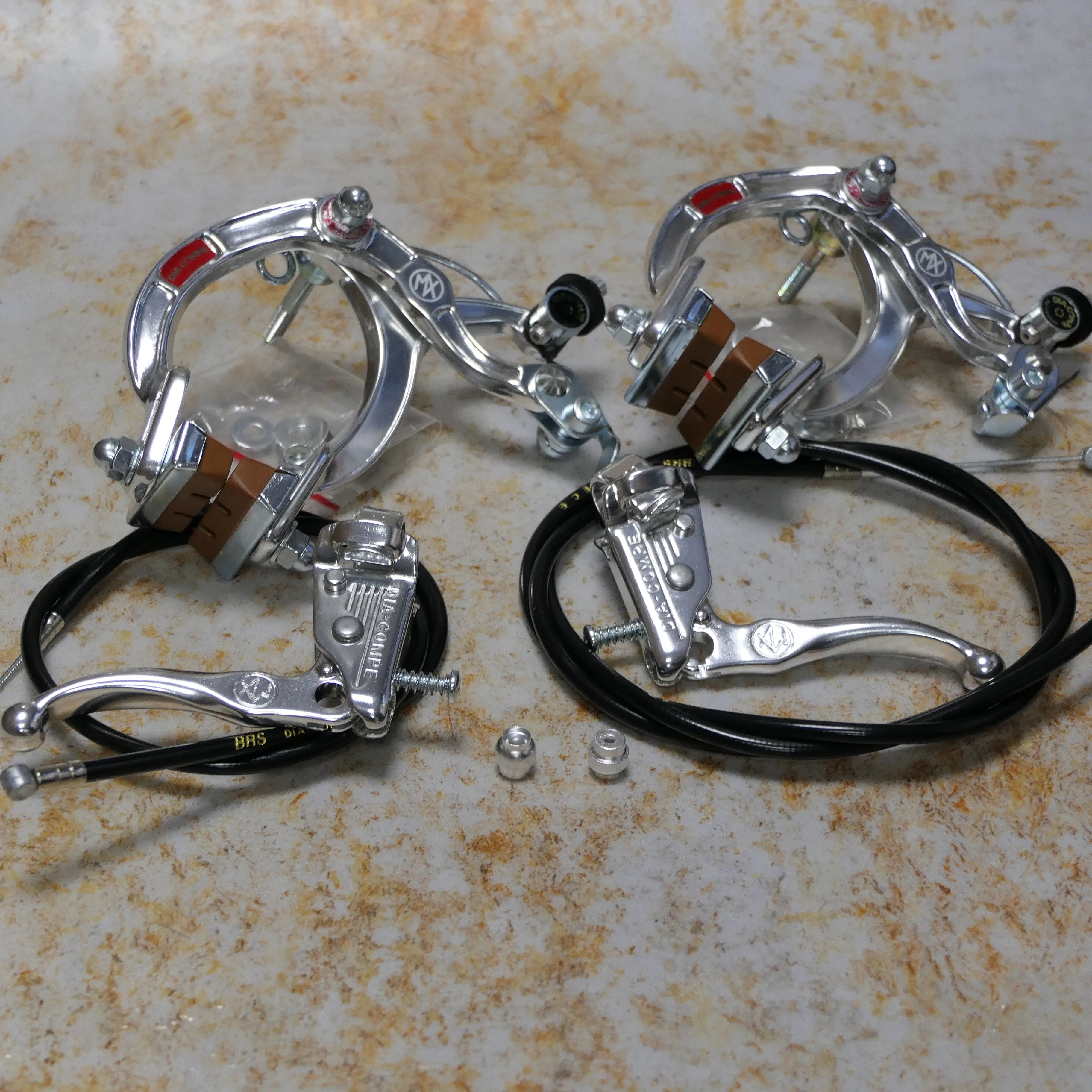 Dia-Compe MX1000 / Tech-III Silver Complete Brake Set