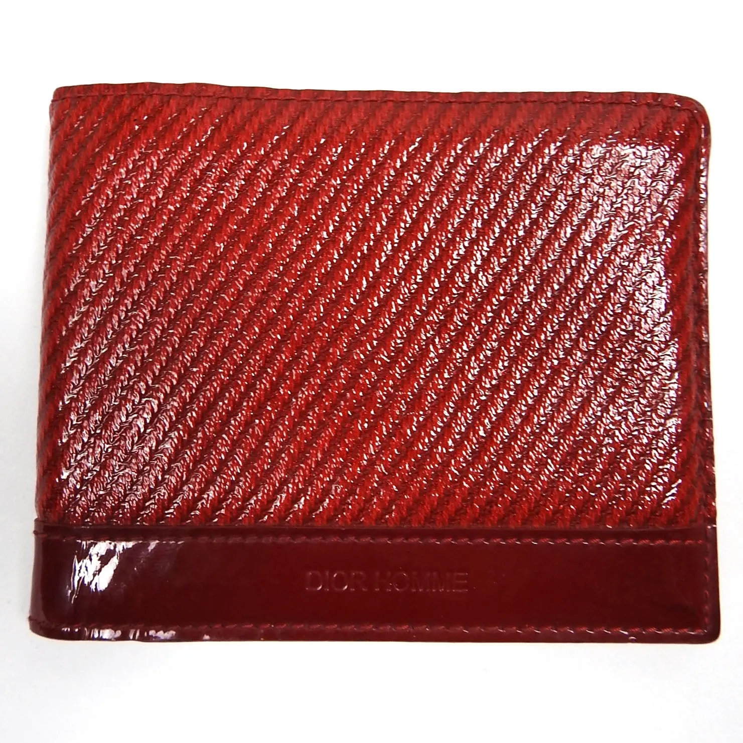 Dior Homme Vintage Red  Bifold Wallet