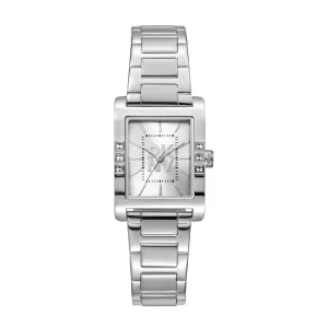 DKNY LOGO Women's Silver Dial Stainless Steel Watch