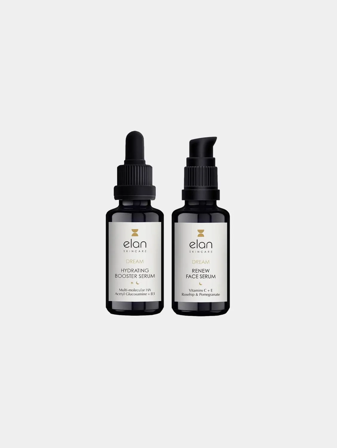 Dream Couple | Vitamin C & Hyaluronic Acid Vegan Moisturiser Double Serum Set
