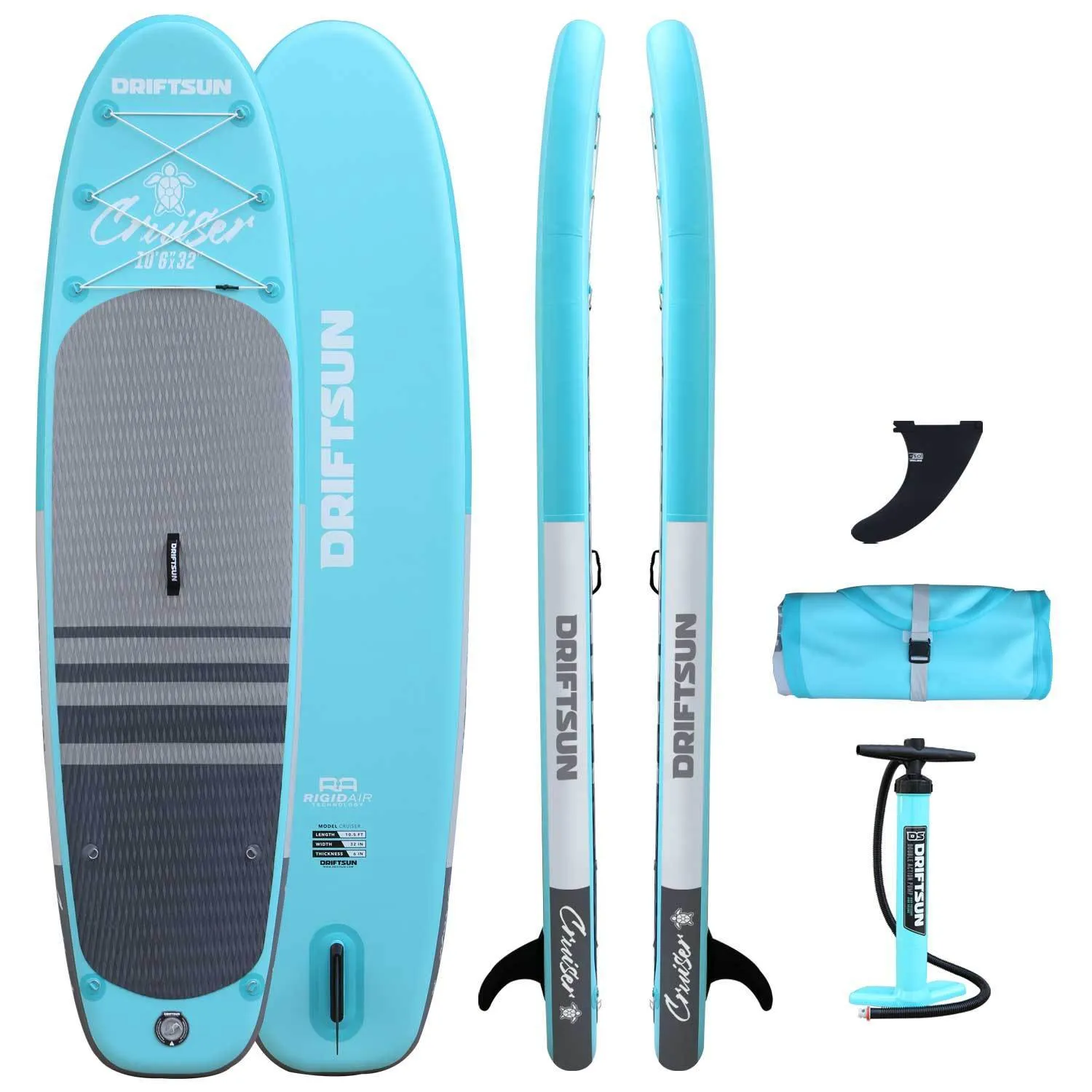 Driftsun Cruiser Ultimate 10-Foot Inflatable Stand Up Paddle-Board Package