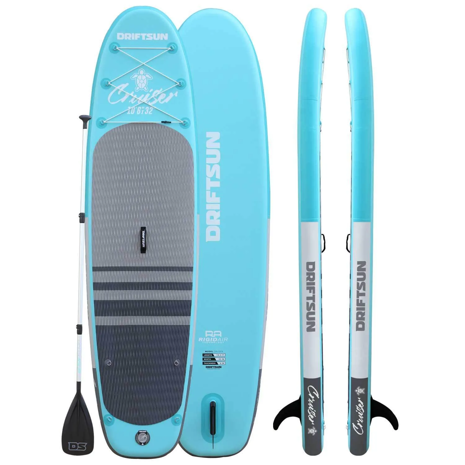 Driftsun Cruiser Ultimate 10-Foot Inflatable Stand Up Paddle-Board Package