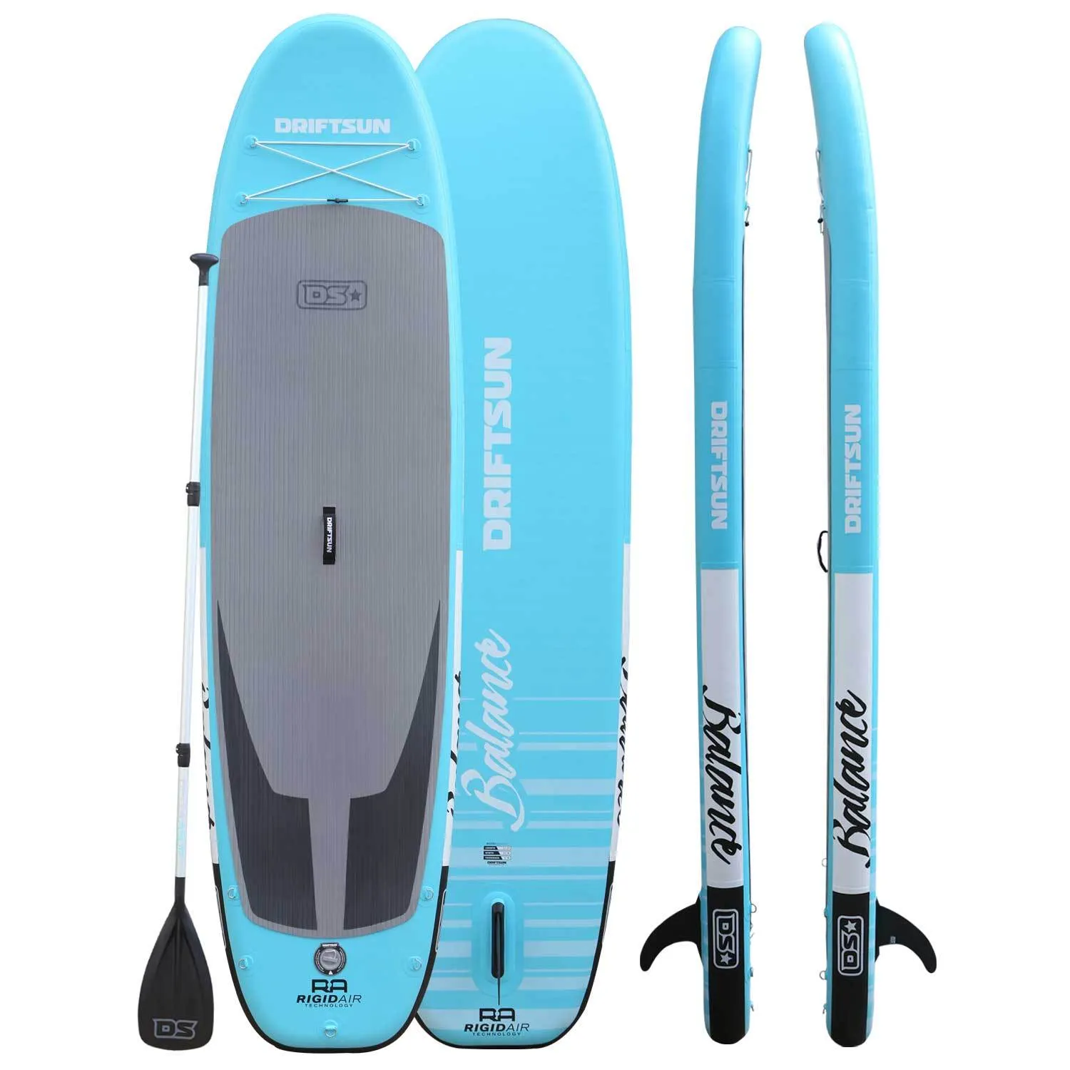 Driftsun Inflatable Balance Paddleboard - High Stability Board for Yoga