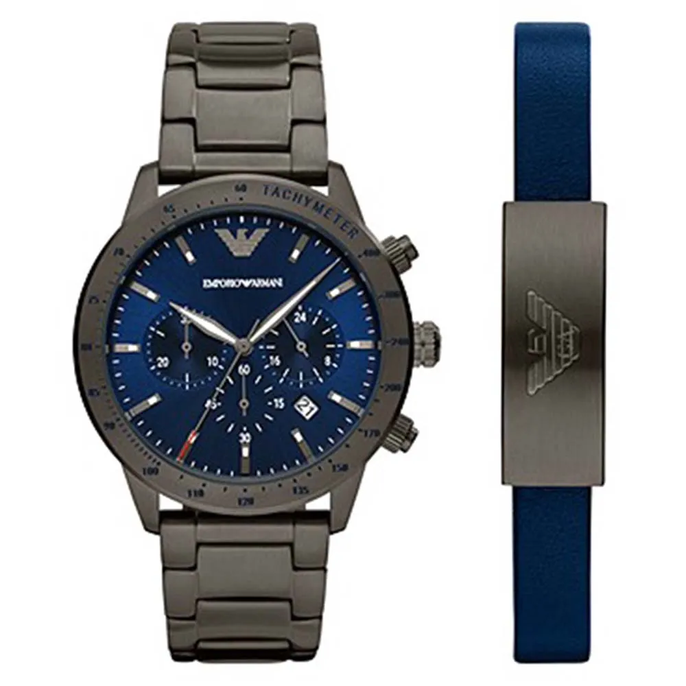 EMPORIO ARMANI SET WATCH AND BRACELET