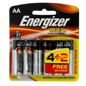 Energizer Max  Power Seal AA (4 2 pack)