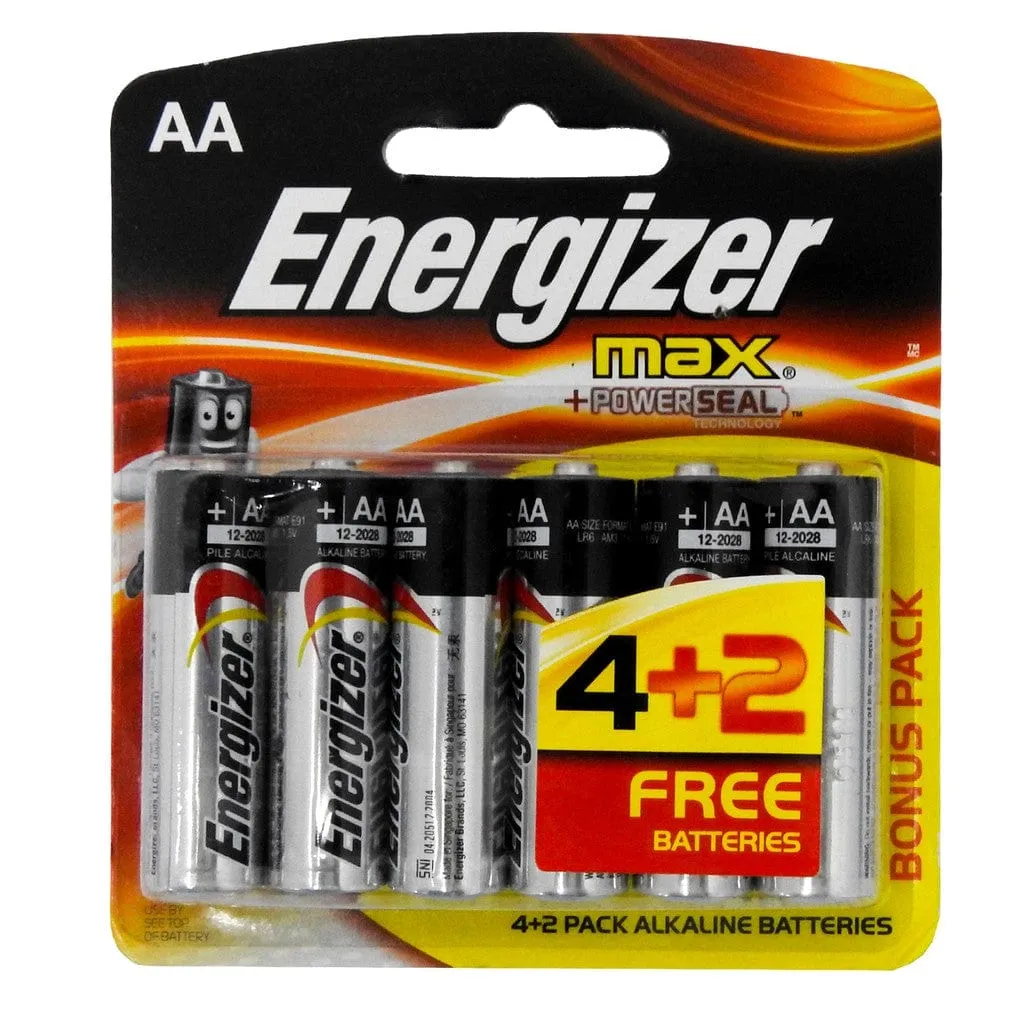 Energizer Max  Power Seal AA (4 2 pack)
