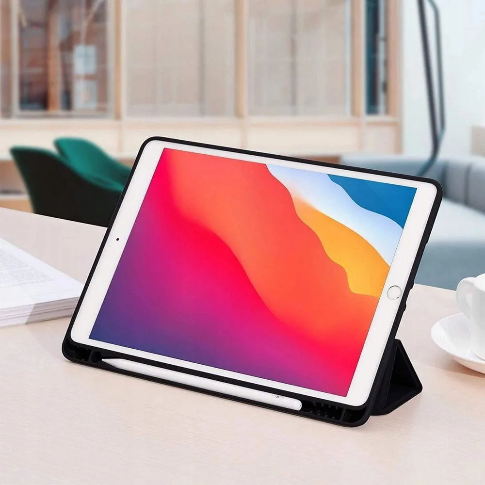 Etui do Apple iPad 8 10.2" z Miejscem na Rysik - Kolor Czarny