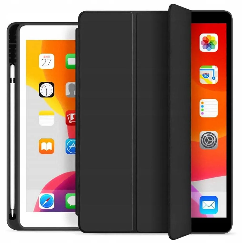 Etui do Apple iPad 8 10.2" z Miejscem na Rysik - Kolor Czarny
