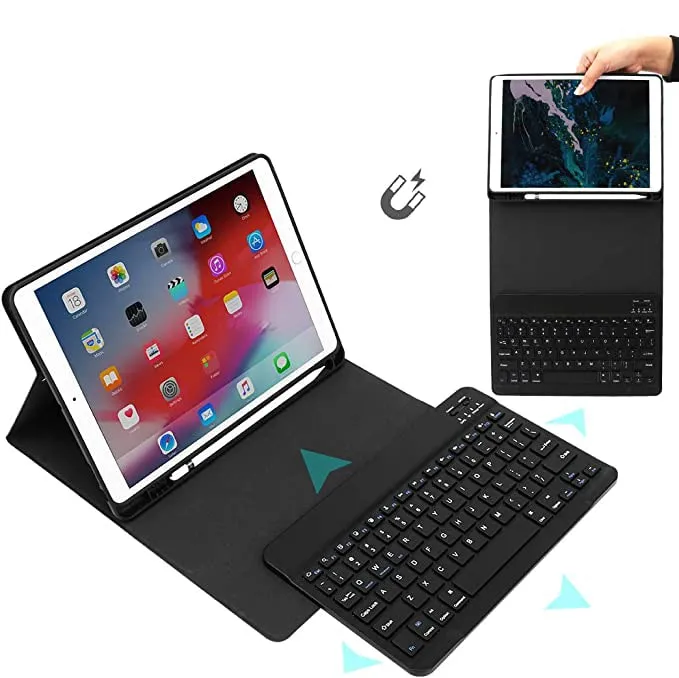 Etui z Klawiaturą Bluetooth do Apple iPad Air 3 10.5" - Czarny