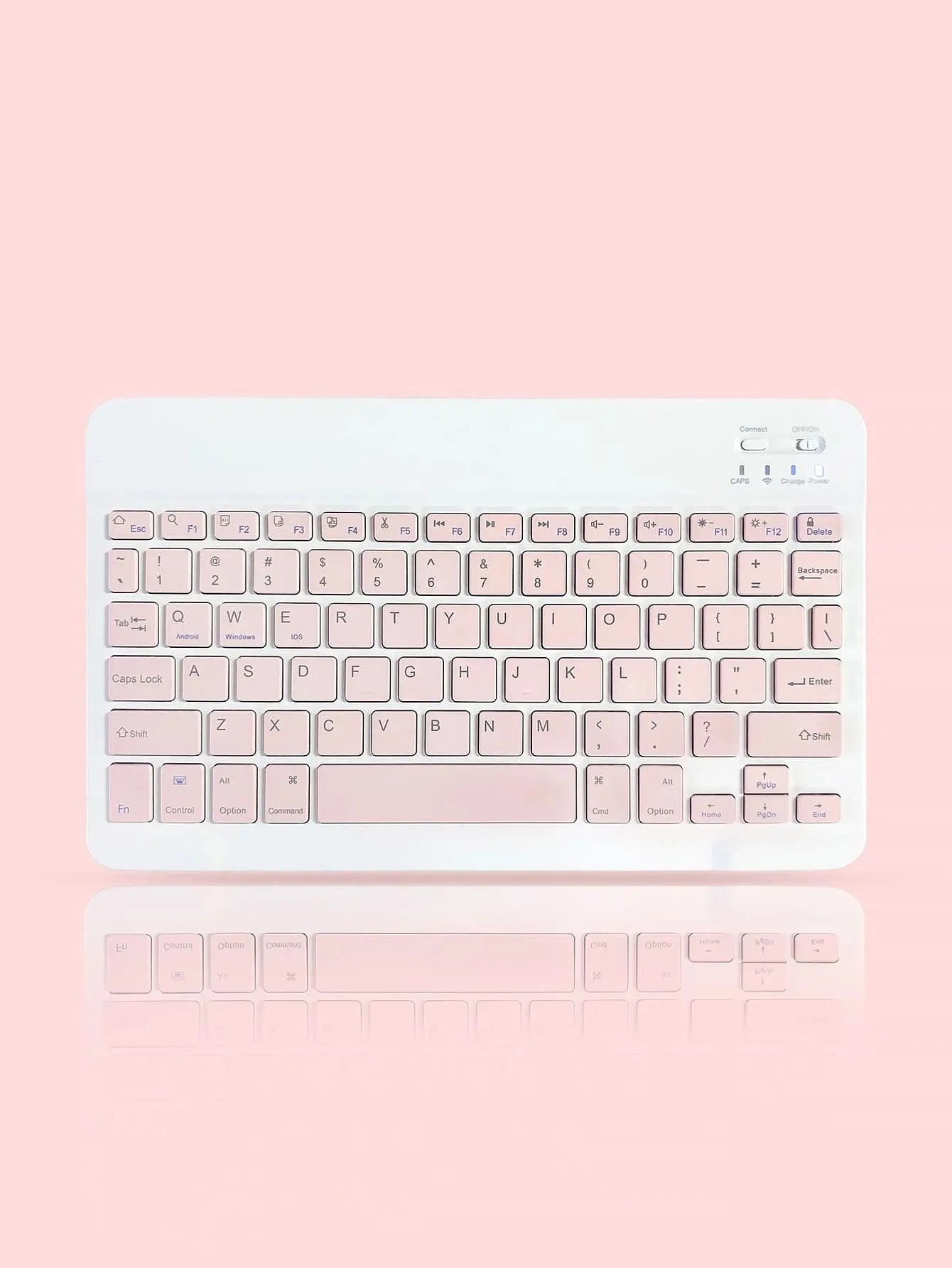Etui z Klawiaturą Bluetooth do Apple iPad Air 3 10.5" - Różowy
