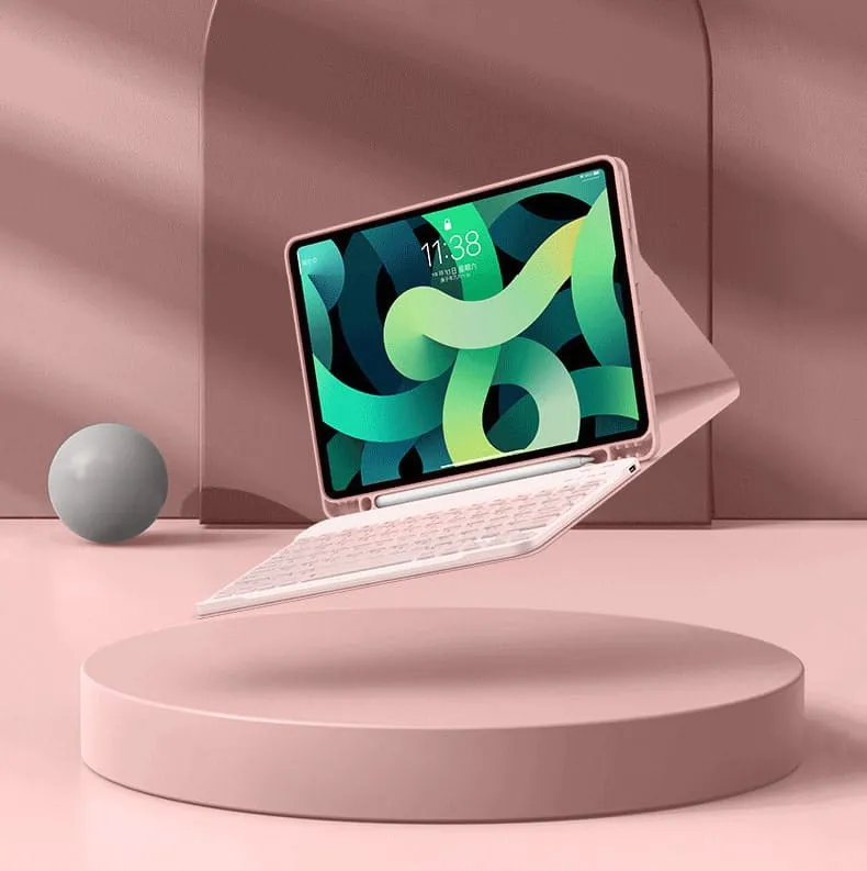 Etui z Klawiaturą Bluetooth do Apple iPad Pro 11" - Różowy