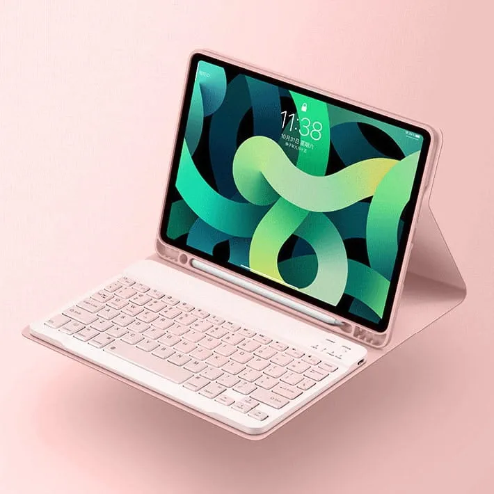 Etui z Klawiaturą Bluetooth do Apple iPad Pro 11" - Różowy