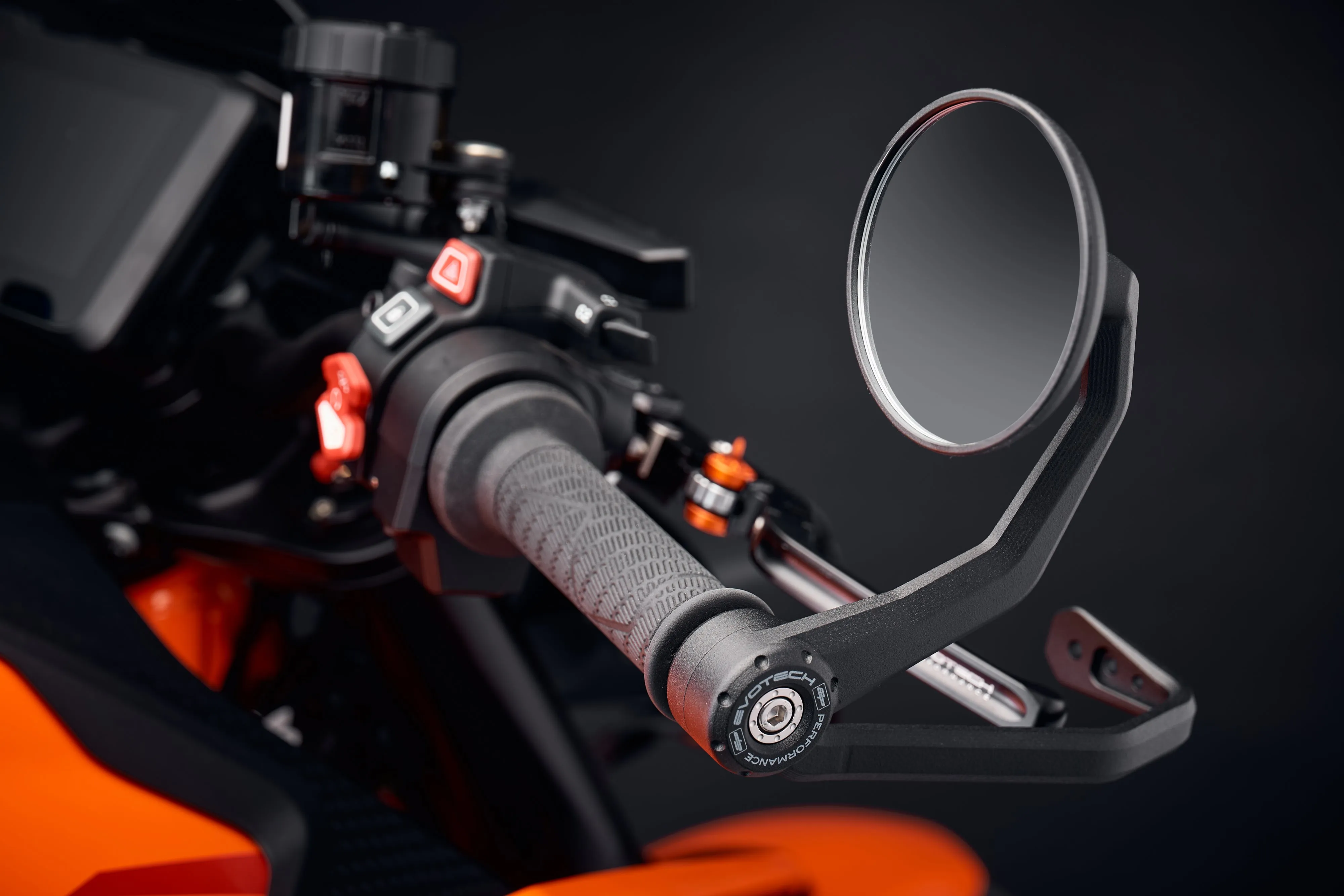 Evotech Bar End Mirrors / Brake and Clutch Protector Kit - KTM 890 Duke (2021 )
