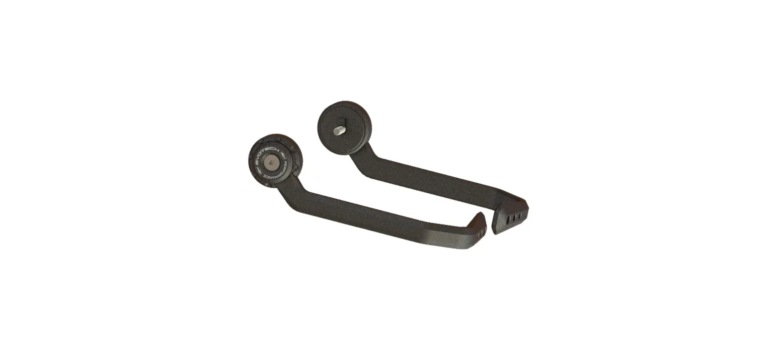 Evotech Triumph Bobber Black Brake And Clutch Lever Protector Kit (2017 ) (Bar End Mirror Version)