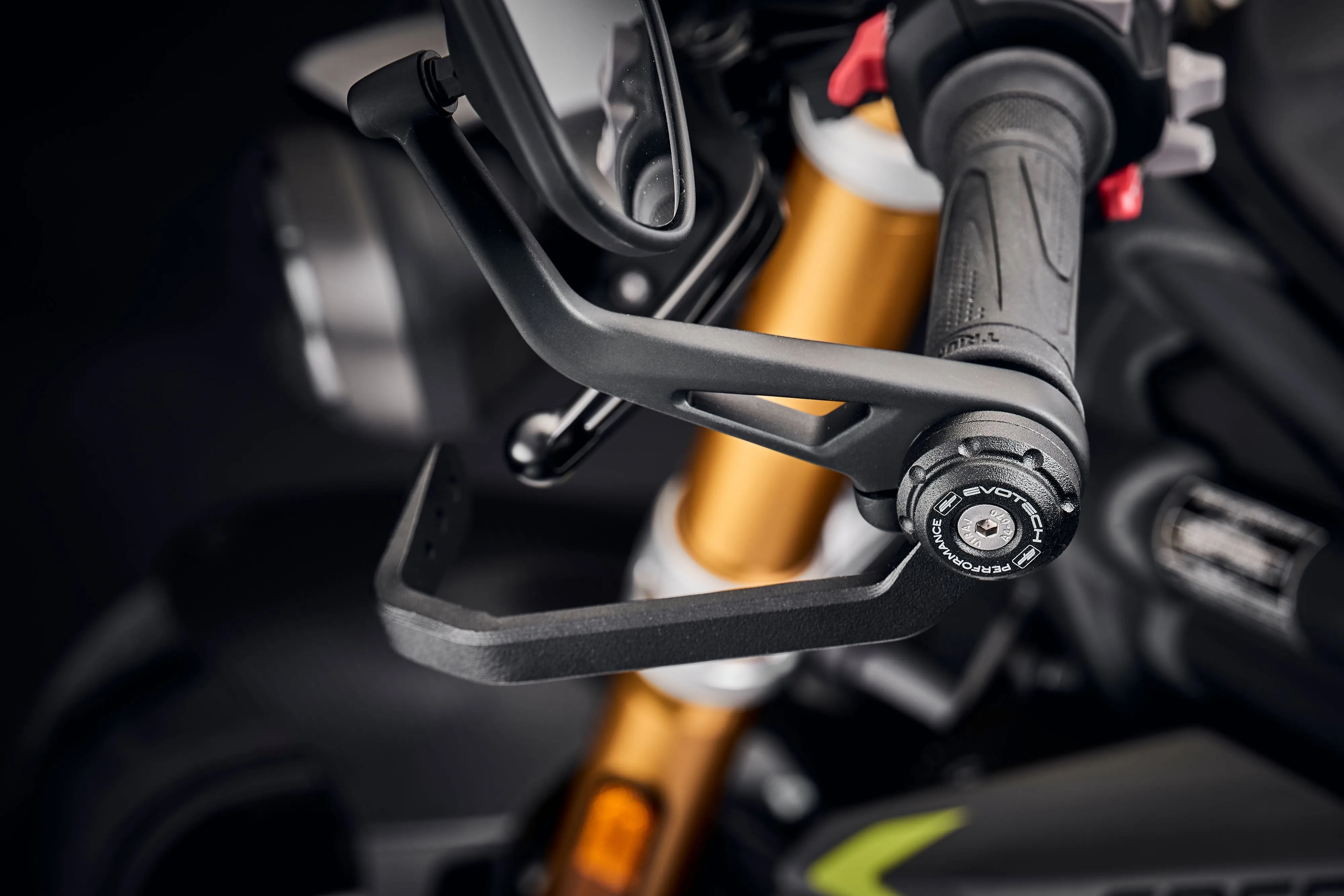 Evotech Triumph Speed Twin 900 Brake And Clutch Lever Protector Kit (2023 ) (Bar End Mirror Version)