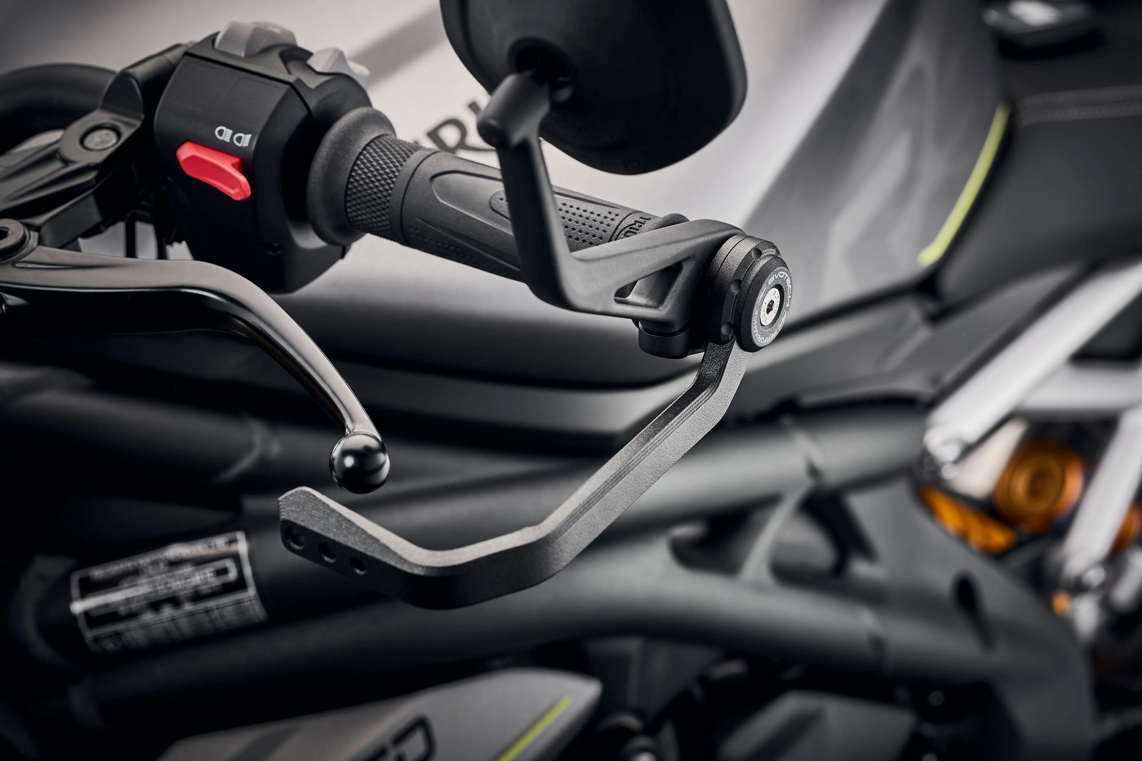 Evotech Triumph Speed Twin 900 Brake And Clutch Lever Protector Kit (2023 ) (Bar End Mirror Version)