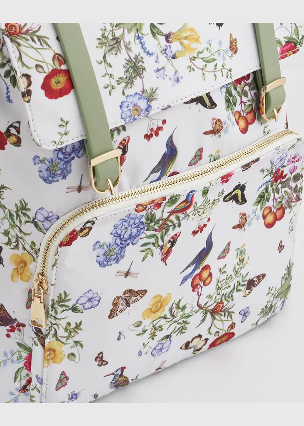 Fable England Alice Garden Butterfly Backpack White