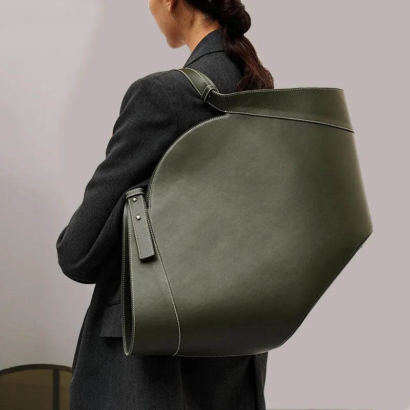 Fan-Shaped Bag Shoulder Bag Big  Underarm Bag All-Match Handbag