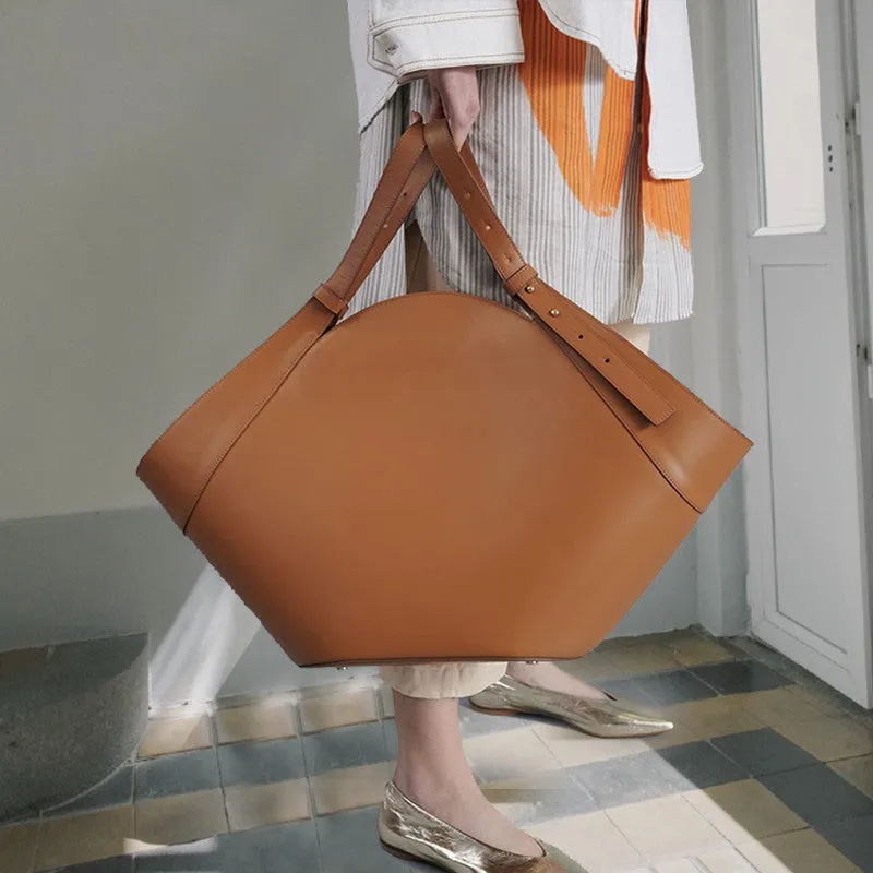 Fan-Shaped Bag Shoulder Bag Big  Underarm Bag All-Match Handbag