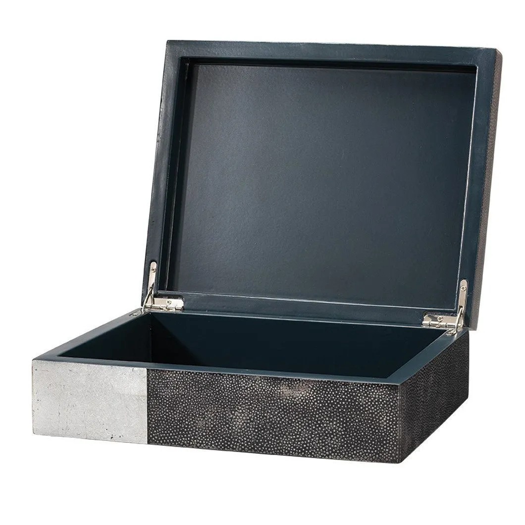 Faux Shagreen Raymond Box