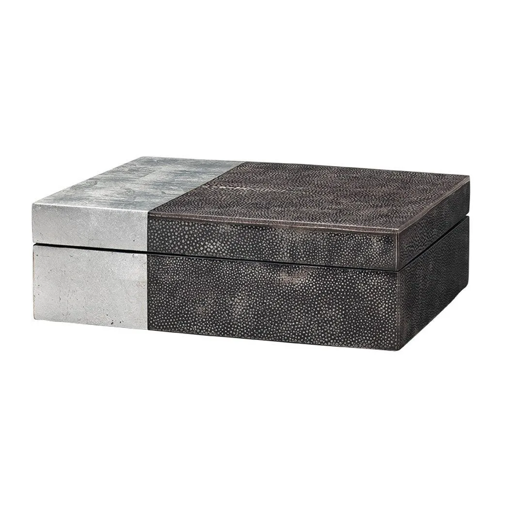Faux Shagreen Raymond Box