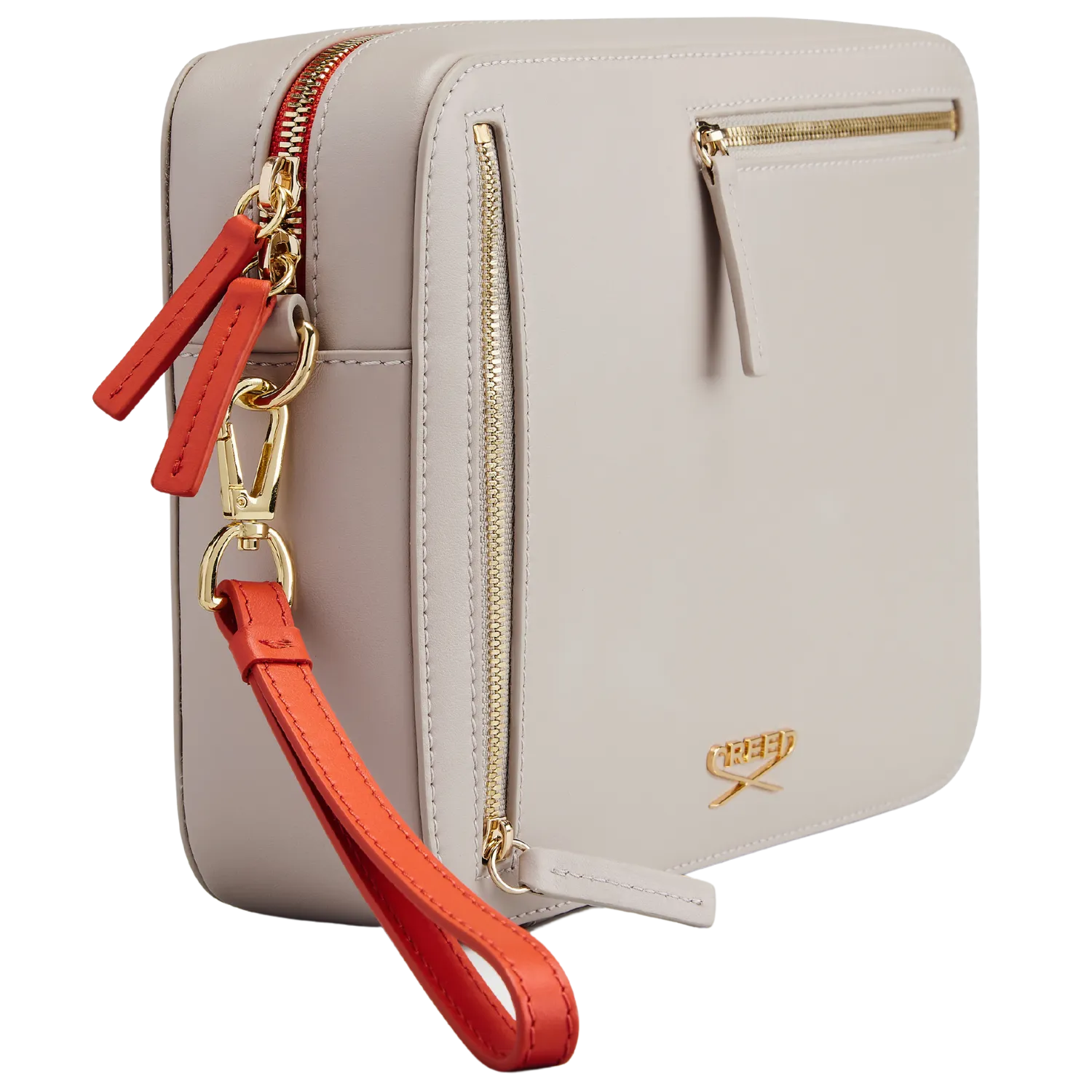 Fawn Large Leather Travel Companion