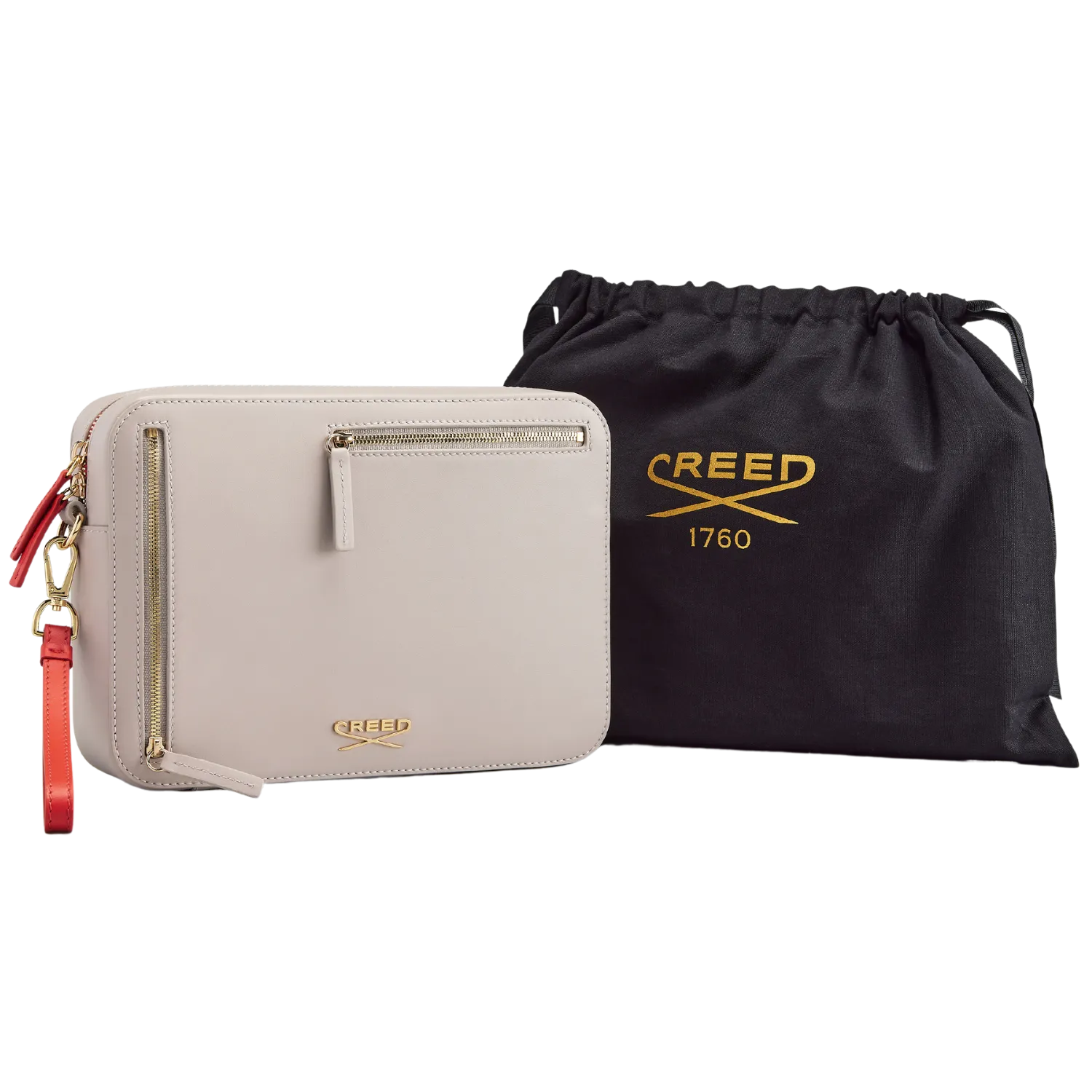 Fawn Large Leather Travel Companion