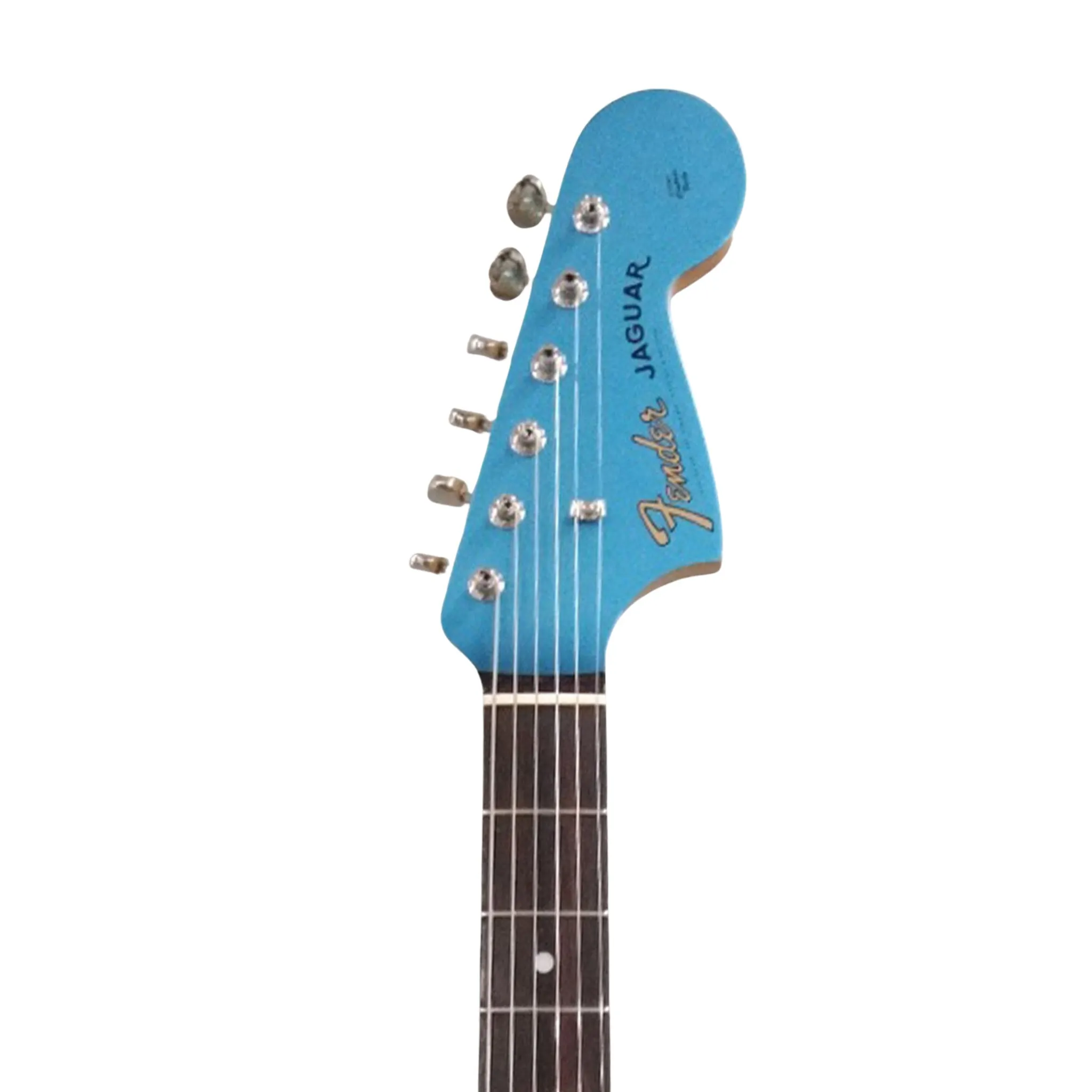 Fender FSR MIJ Traditional 60s Jaguar Electric Guitar, RW FB, Lake Placid Blue