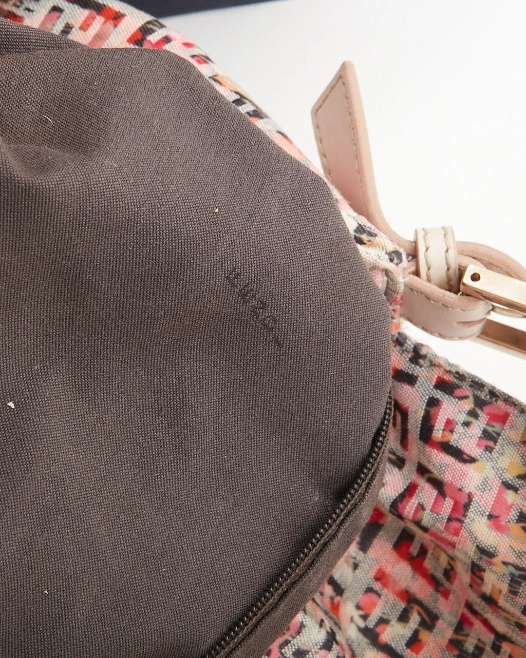 Fendi Floral Multi Color Zucchino Canvas Mama Forever Shoulder Bag
